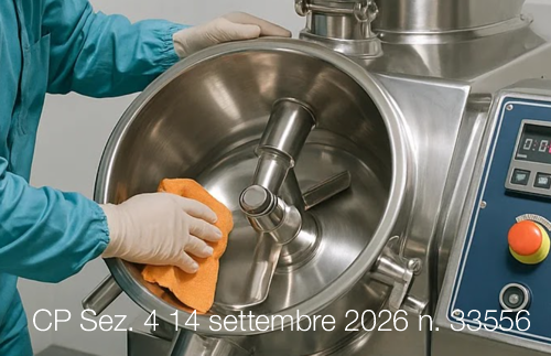 Cassazione Penale Sez. 4 del 14 settembre 2026 n. 33556