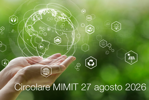 Circolare MIMIT 27 agosto 2026 Circolare MIMIT 27 agosto 2026