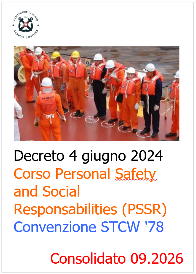Decreto 4 giugno 2024 / Corso Personal Safety and Social Responsabilities (PSSR) Decreto 4 giugno 2024 / Corso Personal Safety and Social Responsabilities (PSSR)
