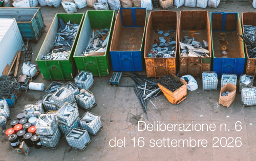 Deliberazione n. 6 del 16 settembre 2026