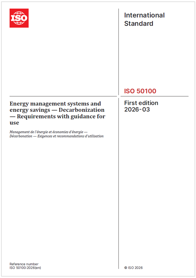 ISO 50100:2026 / Energy management systems and energy savings - Decarbonization
