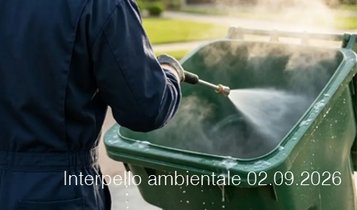 Interpello ambientale 02.09.2026 / Classificazione del refluo derivante dal lavaggio dei cassonetti