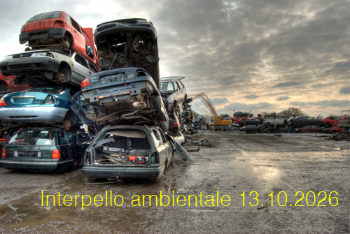 Interpello ambientale 13.10.2026 / Gestione dispositivi airbag nelle operazioni di messa in sicurezza dei VFU