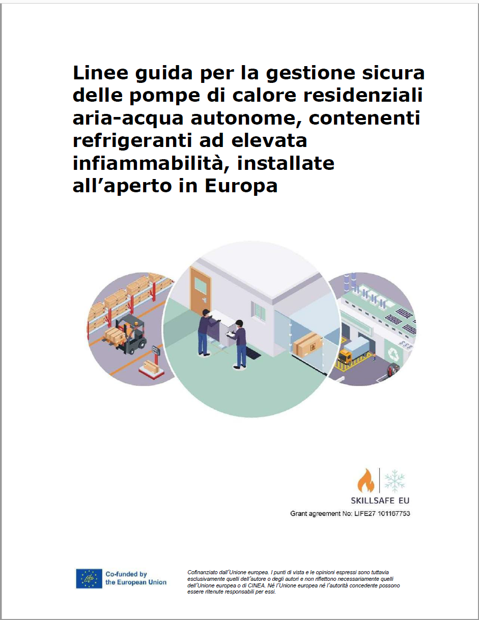 Linee guida gestione sicura delle pompe di calore residenziali aria-acqua autonome