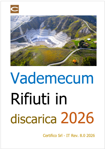 Vademecum rifiuti in discarica