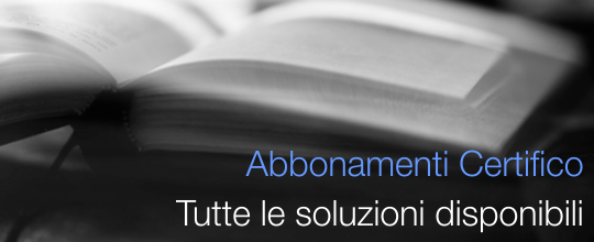 Abbonamenti Certifico Soluzioni