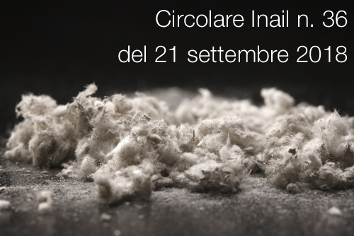 Circolare Inail n  36 del 21 settembre 2018