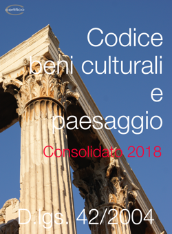 Codice beni culturali consolidato 2018 small