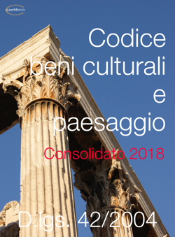 Codice beni culturali consolidato 2018 small Codice beni culturali consolidato 2018 small