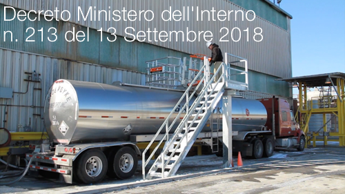 Decreto Ministero dell Interno  213 del 13 Settembre 2018