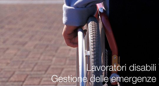 Disabilit  e lavoro gestione emergenze