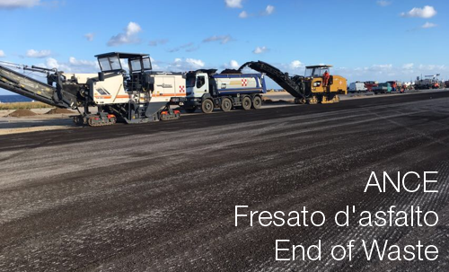 Fresato asfalto end of waste ANCE