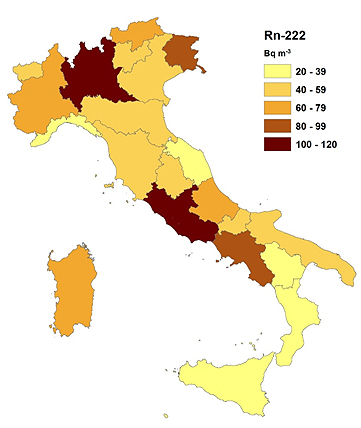 Misurazione del Radon in Campania