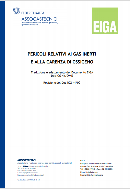 Gas inerti pericoli