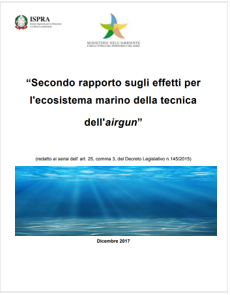 II rapporto sugli effetti ecosistema marino airgun