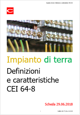 Impianto di terra   Definizioni e caratteristiche CEI 64 8