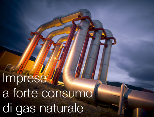 Imprese forte consumo gas  naturale