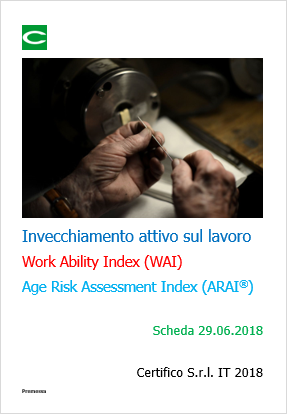 Invecchiamento attivo sul lavoro