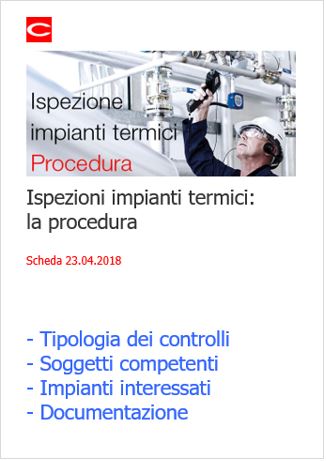 Ispezioni impianti termici 2018 Ispezioni impianti termici 2018