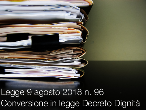 Legge 9 agosto 2018 n  96