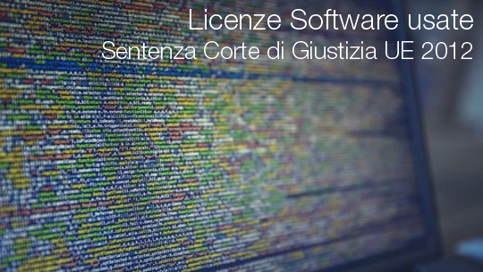 Licenze software usate