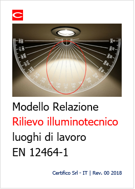 Modello Relazione Rilievo illuminotecnico