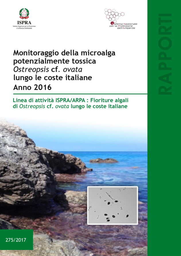 Monitoraggio microalga ISPRA 275 2017