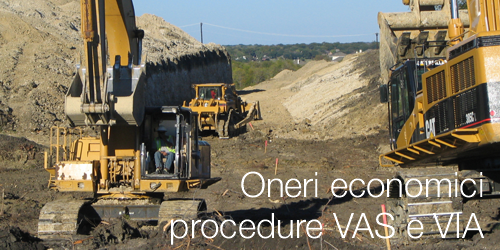 Oneri economici procedure VAS VIA 2018