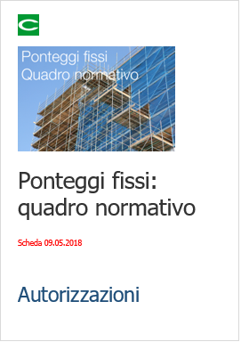 Ponteggi fissi quadro ormativo