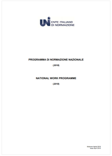 Programma nazionale normazione UNI