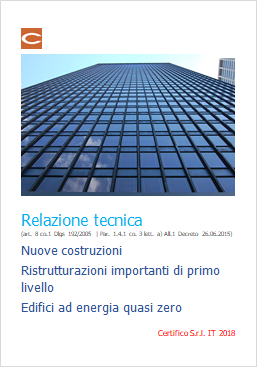 Relazione tecnica ex Legge 10
