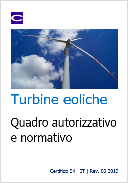 Turbine eoliche   Quadro autorizzativo e normativo