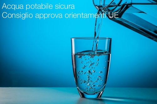 Acqua potabile sicura