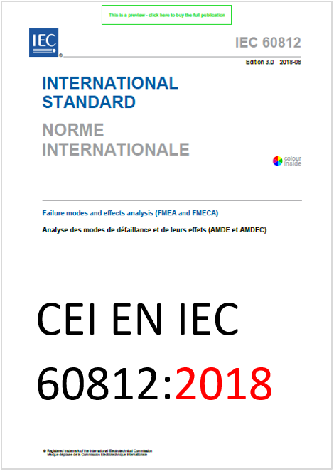 CEI EN IEC 60812 2018