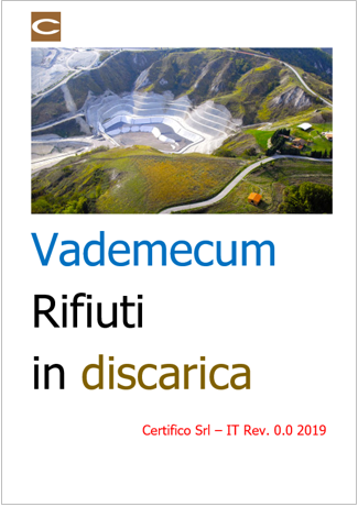 Cover Vademecum rifiuti in discarica