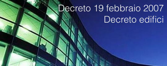 Decreto 19 febbraio 2007