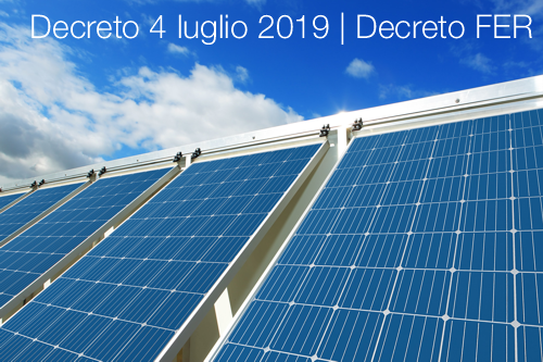 Decreto 4 luglio 2019 Decreto FER