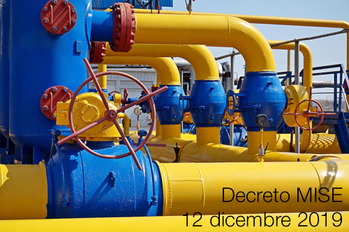 Decreto MISE 12 dicembre 2019