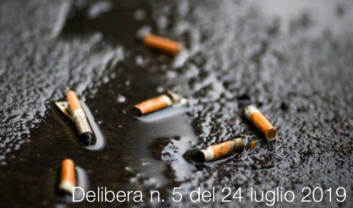 Delibera n  5 del 24 luglio 2019