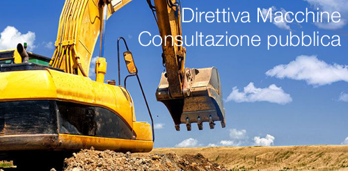 Direttiva Macchine Consultazione pubblica