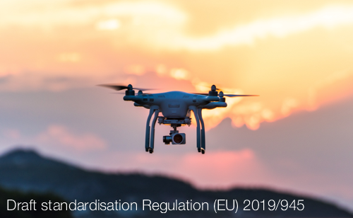 Draft standardisation Regulation EU 2019 945