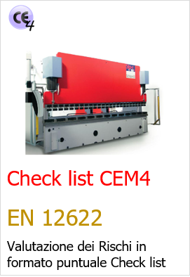 EN 12622 Check list presse piegatrici