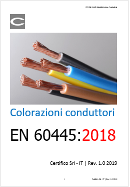EN 60445 2018 Identificazione conduttori