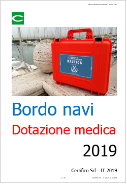 Elenco dotazione medica a bordo navi 2019