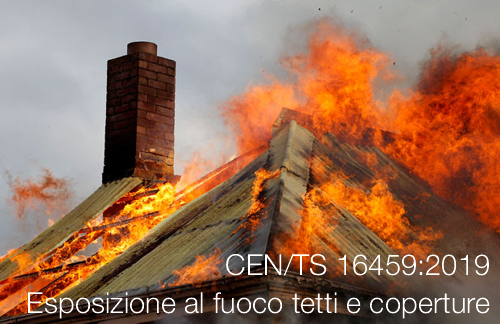 Esposizione al fuoco tetti e coperture
