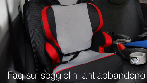 Faq sui seggiolini antiabbandono