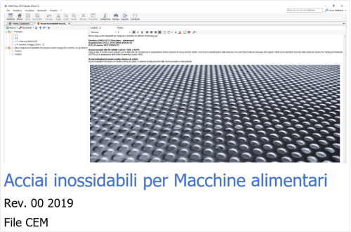 File CEM acciai inossidabili 2019 Rev 00