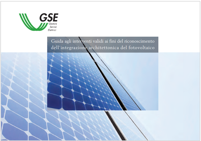 Guida integrazione architettonica del fotovoltaico GSE