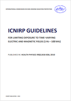 Guidelines for limiting exposure to time varying electric and magnetic fields  1 Hz to 100 kHz 