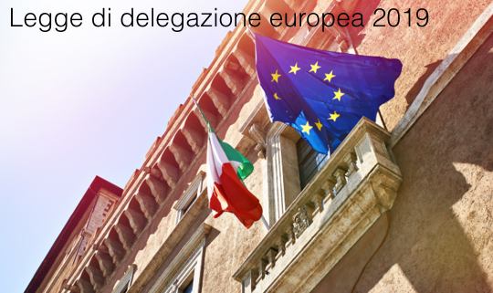 Legge di delegazione europea 2019
